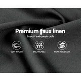 darrahopens Furniture > Bedroom Artiss Neo Bed Frame Fabric - Charcoal Queen