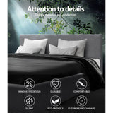 darrahopens Furniture > Bedroom Artiss Neo Bed Frame Fabric - Grey Queen