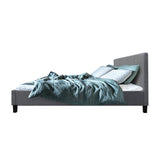 darrahopens Furniture > Bedroom Artiss Neo Bed Frame Fabric - Grey Queen