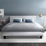 darrahopens Furniture > Bedroom Artiss Neo Bed Frame PU Leather - White Double