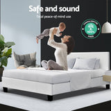 darrahopens Furniture > Bedroom Artiss Neo Bed Frame PU Leather - White Double