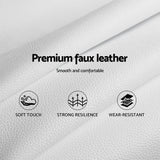darrahopens Furniture > Bedroom Artiss Neo Bed Frame PU Leather - White Double
