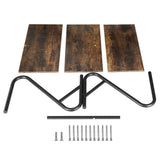 Darrahopens Furniture > Bedroom Artiss Shoe Rack Storage Shelves Organiser 3 Tiers Shoe Stand Industrial Black