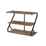 Darrahopens Furniture > Bedroom Artiss Shoe Rack Storage Shelves Organiser 3 Tiers Shoe Stand Industrial Black