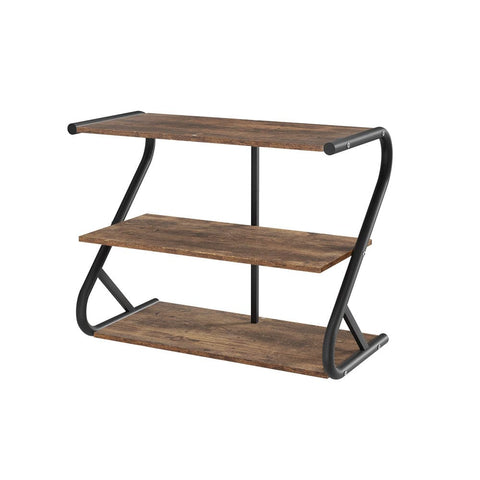 Darrahopens Furniture > Bedroom Artiss Shoe Rack Storage Shelves Organiser 3 Tiers Shoe Stand Industrial Black