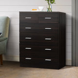darrahopens Furniture > Bedroom Artiss Tallboy 6 Drawers Storage Cabinet - Walnut