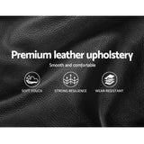 darrahopens Furniture > Bedroom Artiss Tiyo Bed Frame PU Leather Gas Lift Storage - Black Queen