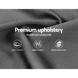 darrahopens Furniture > Bedroom Artiss Vanke Bed Frame Fabric- Grey Double