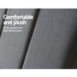 darrahopens Furniture > Bedroom Artiss VELA Bed Head Headboard King Size Bedhead Velvet Grey