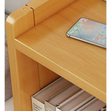 darrahopens Furniture > Bedroom Bamboo Bedside Table Nightstand Storage Bedroom Sofa Side Stand