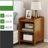 darrahopens Furniture > Bedroom Bamboo Bedside Table Nightstand Storage Bedroom Sofa Side Stand