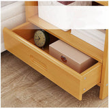 darrahopens Furniture > Bedroom Bamboo Bedside Table Nightstand Storage Bedroom Sofa Side Stand