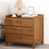 darrahopens Furniture > Bedroom Bamboo Bedside Table Nightstand Storage Bedroom Sofa Side Stand