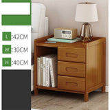 darrahopens Furniture > Bedroom Bamboo Bedside Table Nightstand Storage Bedroom Sofa Side Stand