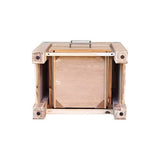 darrahopens Furniture > Bedroom Bedside Table 2 drawers Night Stand Solid Wood Acacia Oak Colour