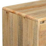 Darrahopens Furniture > Bedroom Bedside Table 2 drawers Night Stand Solid Wood Storage Light Brown Colour