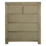 Darrahopens Furniture > Bedroom Brunet Tallboy 5 Chest of Drawers Bed Storage Cabinet Stand Brush Smoke