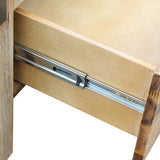 darrahopens Furniture > Bedroom Coffee Table Solid Acacia Wood & Veneer 1 Drawers Storage Oak Colour