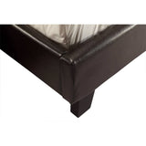 darrahopens Furniture > Bedroom Double PU Leather Bed Frame Brown