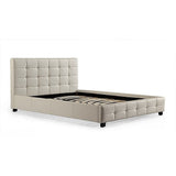 darrahopens Furniture > Bedroom Double PU Leather Deluxe Bed Frame White