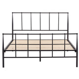 Darrahopens Furniture > Bedroom Hardy  Double Bed Size Metal Frame Platform Mattress Base - Black