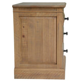 Darrahopens Furniture > Bedroom Jade Dresser 5 Chest of Drawers 1 Door Bed Storage Cabinet - Natural