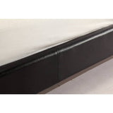 darrahopens Furniture > Bedroom King PU Leather Bed Frame Black
