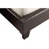 darrahopens Furniture > Bedroom King PU Leather Bed Frame Brown