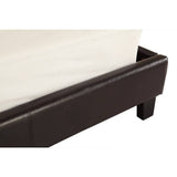 darrahopens Furniture > Bedroom King PU Leather Bed Frame Brown