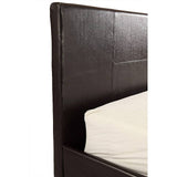 darrahopens Furniture > Bedroom King PU Leather Bed Frame Brown