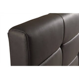 darrahopens Furniture > Bedroom King PU Leather Deluxe Bed Frame Black