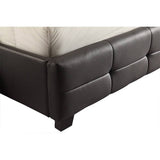 darrahopens Furniture > Bedroom King PU Leather Deluxe Bed Frame Black