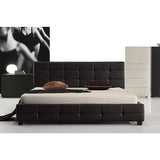 darrahopens Furniture > Bedroom King PU Leather Deluxe Bed Frame Black
