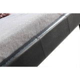 darrahopens Furniture > Bedroom King Single PU Leather Bed Frame Black