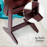 darrahopens Furniture > Bedroom La Bella 146cm Walnut Mirror Jewellery Cabinet Storage Organiser LUVO