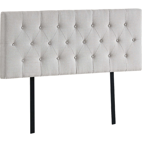 darrahopens Furniture > Bedroom Linen Fabric Double Bed Deluxe Headboard Bedhead - Beige