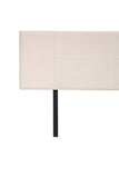 darrahopens Furniture > Bedroom Linen Fabric Double Bed Headboard Bedhead - Beige