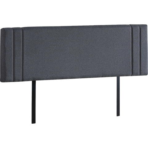 darrahopens Furniture > Bedroom Linen Fabric King Bed Deluxe Headboard Bedhead - Grey