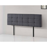 darrahopens Furniture > Bedroom Linen Fabric King Bed Deluxe Headboard Bedhead - Grey