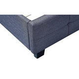 darrahopens Furniture > Bedroom Linen Fabric King Deluxe Bed Frame Grey