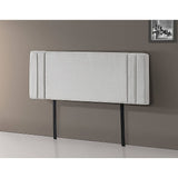 darrahopens Furniture > Bedroom Linen Fabric Queen Bed Deluxe Headboard Bedhead - Beige