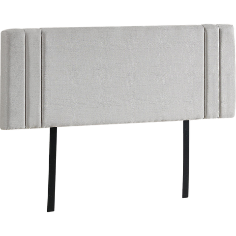 darrahopens Furniture > Bedroom Linen Fabric Queen Bed Deluxe Headboard Bedhead - Beige
