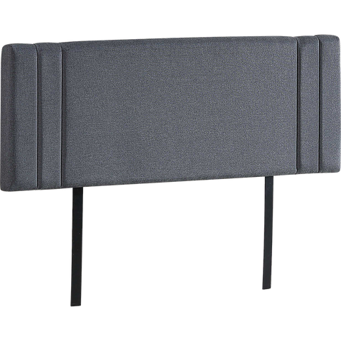 darrahopens Furniture > Bedroom Linen Fabric Queen Bed Deluxe Headboard Bedhead - Grey