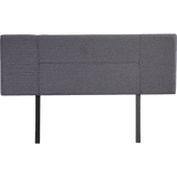 darrahopens Furniture > Bedroom Linen Fabric Queen Bed Headboard Bedhead - Grey