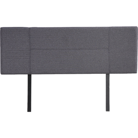 darrahopens Furniture > Bedroom Linen Fabric Queen Bed Headboard Bedhead - Grey