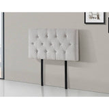 darrahopens Furniture > Bedroom Linen Fabric Single Bed Deluxe Headboard Bedhead - Beige