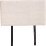 darrahopens Furniture > Bedroom Linen Fabric Single Bed Headboard Bedhead - Beige