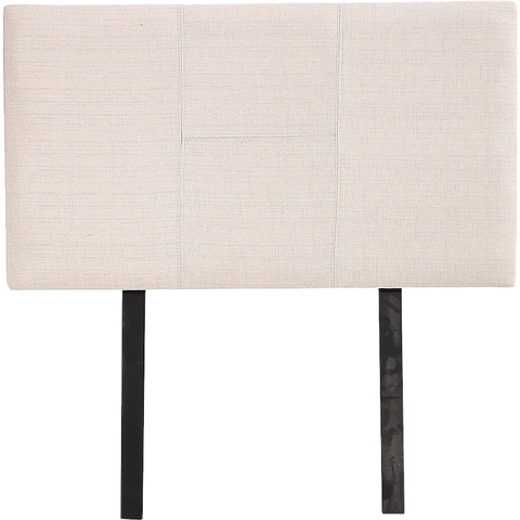 darrahopens Furniture > Bedroom Linen Fabric Single Bed Headboard Bedhead - Beige