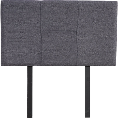 darrahopens Furniture > Bedroom Linen Fabric Single Bed Headboard Bedhead - Grey