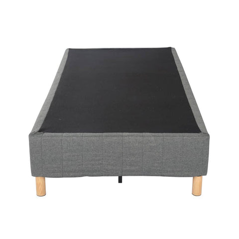 Darrahopens Furniture > Bedroom Metal Bedframe Mattress Foundation (Dark Grey) – King